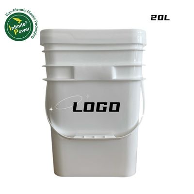 Infinite Power Plastic Bucket with Metal Handle 5L 8L 10L Certified by GAP/ISO/FDA