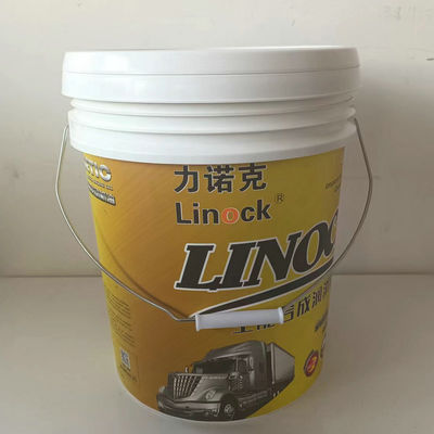 Recycle Customize 15L Plastic Bucket With Lid and Strong Pail with Metal Handle