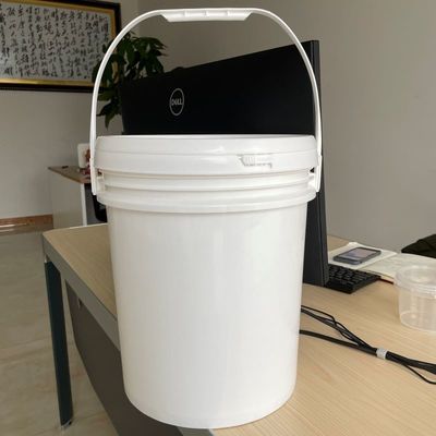 Recycle Customize 15L Plastic Bucket With Lid and Strong Pail with Metal Handle