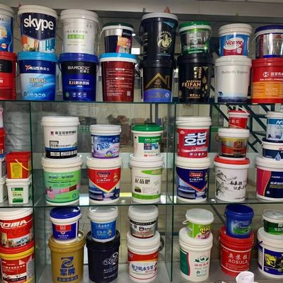 Chemical 20L Plastic Pail with Sealed Lid and Heat Transfer Printing from Trusted