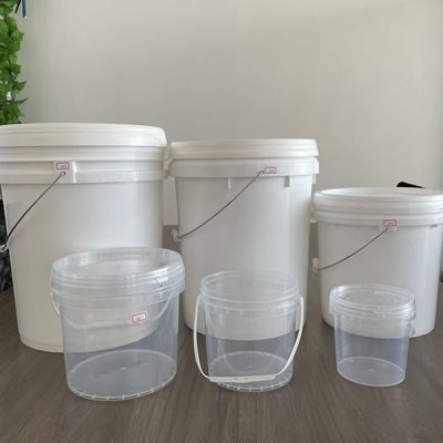 1L 2L 4L 5L Round Plastic Bucket Rectangle Bucket with Lid Custom LOGO Printing Pail