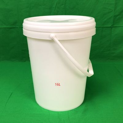 Leak-proof Lid Round 16 Liter Plastic Bucket Designed for Milk Product Packaging