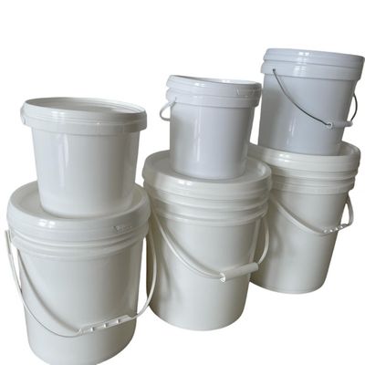 Leak-proof Lid Round 16 Liter Plastic Bucket Designed for Milk Product Packaging