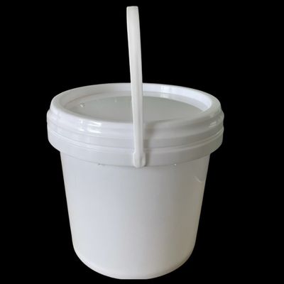 Silk Screen/Heat Transfer/IML Printing Plastic Bucket 4 Liter Thickness 1.0 to 2.5 MM