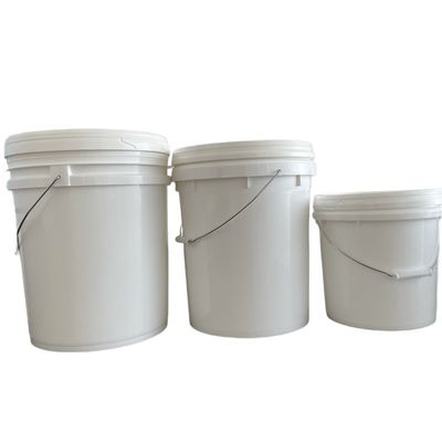 Polypropylene 5 Gallon Coating Bucket with Lid Ideal for Drink Mixing Applications