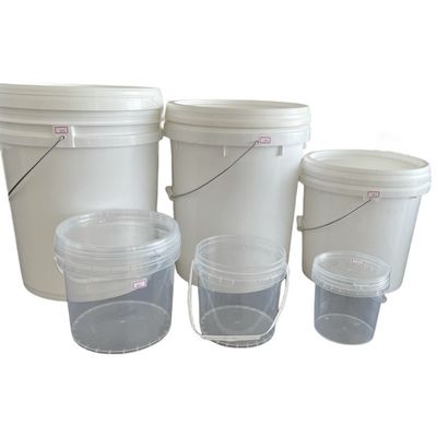 Polypropylene 5 Gallon Coating Bucket with Lid Ideal for Drink Mixing Applications