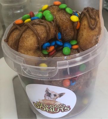 1.0-2.5 MM Thick 48Oz 1.5L Mini Donut Bucket made of Polypropylene for OEM Printing