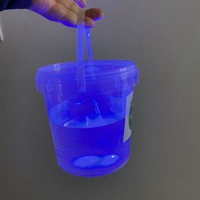 Transparent 500ml 1L 2L 3L Clear Bucket Glow Plastic Bucket with GAP/ISO/FDA Certificate