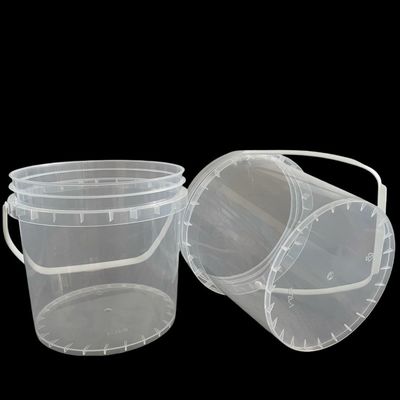 Food Storage Bucket Containers All Purpose Plastic Tubs with Lid and IML Printing