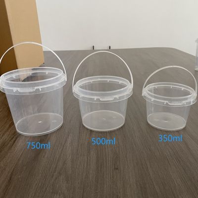 Polypropylene Snack Pail Container for Storing Food and Candy All Purpose Design