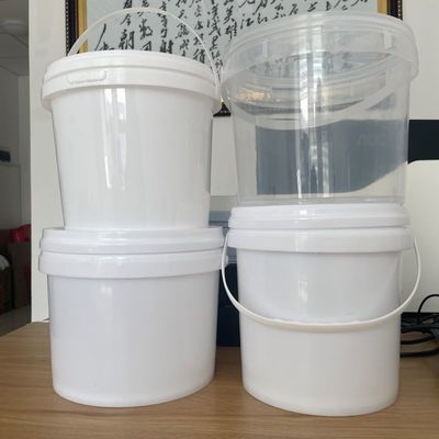 Customize YES 2L 3L 4L 5L Plastic Pail with Lid Black and Durable