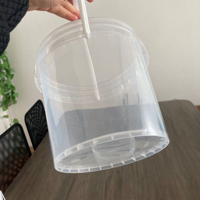 1.0-2.5 MM Thickness Easy-Opening Glow Bucket Bar Container with Convenient Handle