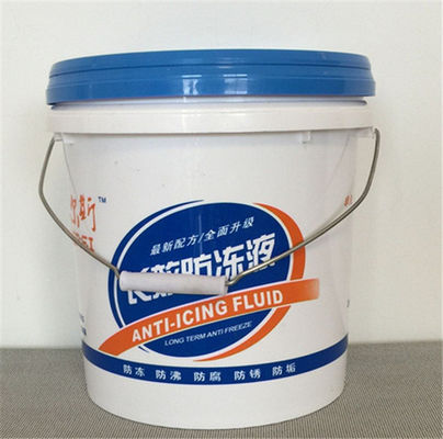 Round 10 Liter IML Printed Plastic Bucket Durable and Customizable Packaging Solution
