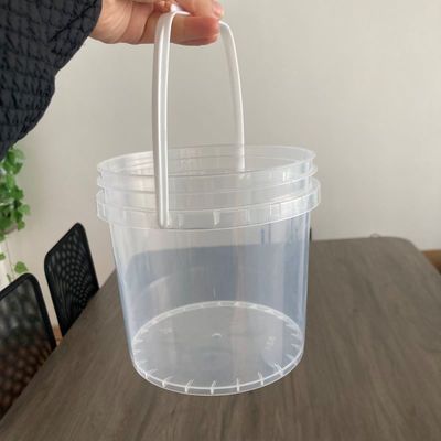 Silk Screen/Heat Transfer/IML Printing PP Container Plastic Round Pail for Customization