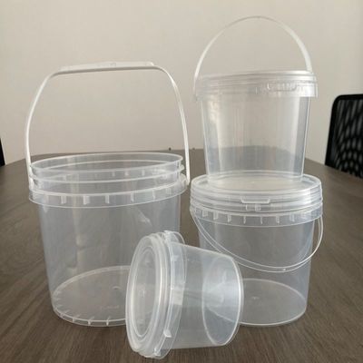 Silk Screen/Heat Transfer/IML Printing PP Container Plastic Round Pail for Customization