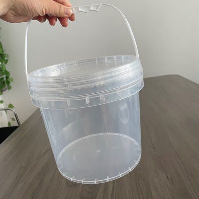 Certificate GAP/ISO/FDA Approved Plastic Pail for and Transparent Food Safe Packaging