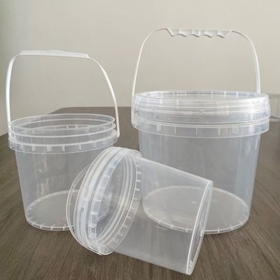 Certificate GAP/ISO/FDA Approved Plastic Pail for and Transparent Food Safe Packaging