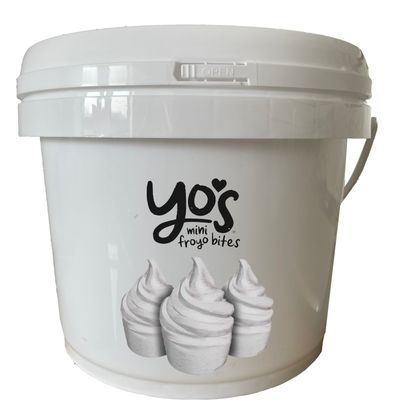 Customized 8L White PP Plastic Bucket with Lid and Handle Chemical Resistant Material