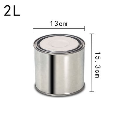 1L-5L Custom Round Metal Bucket Jar for Paint and Sauce Handle or Without Handle Option