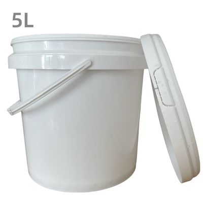 3L 4L 5L Eco Friendly Plastic Bucket with Lid Customize Thickness 1.0 to 2.5 MM