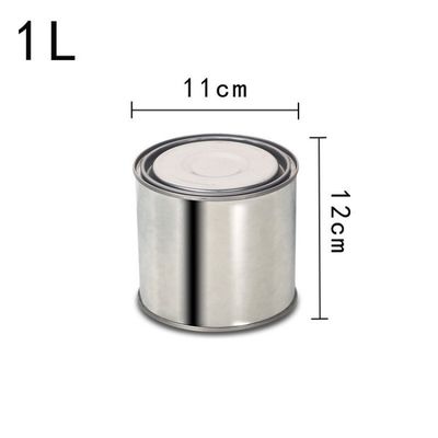 1L-5L Custom Round Metal Can Container for Paint Sauce and Food Made of Polypropylene