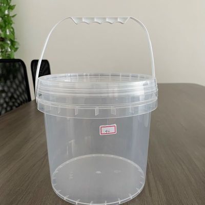 Yogurt Candy Honey Container Round Plastic Bucket with Lid 1.0 to 2.5 MM Thickness