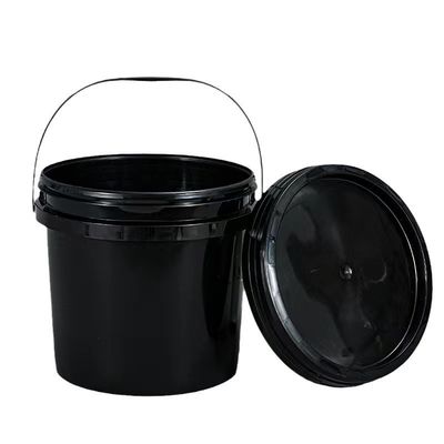 5 Liter Round Plastic Bucket for Pickles Distribution Solution in Custom Food Container