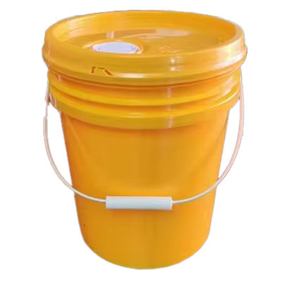 Custom 5 Gallon Grease Plastic Bucket with Lid Handle and Heat Transfer Printing