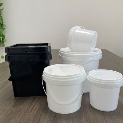 Pet Food Container 32 oz Cotton Candy Plastic Bucket with Handle GAP/ISO/FDA Certified