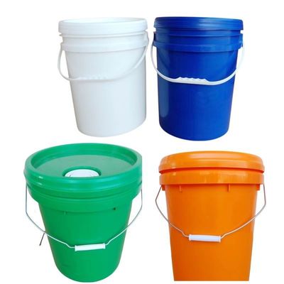 20 Liter Plastic Bucket with Metal Handle Durable and Certified by GAP/ISO/FDA