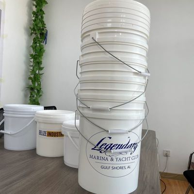 5 Gal Round Bucket Plastic Pail