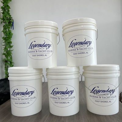 5 Gal Round Bucket Plastic Pail