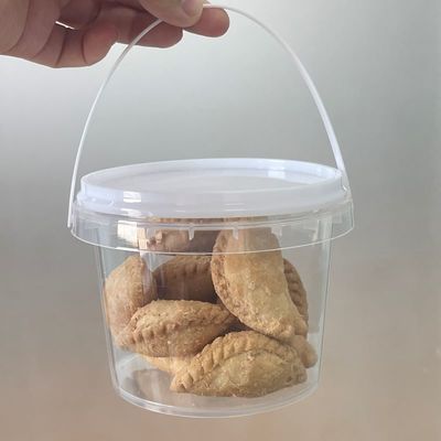 China Plastic Bucket Factory Supply Mini Clear Plastic Container Pail