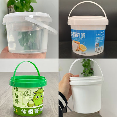 China Plastic Bucket Factory Supply Mini Clear Plastic Container Pail