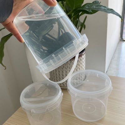 Certificate GAP/ISO/FDA Approved Plastic Pail for and Transparent Food Safe Packaging