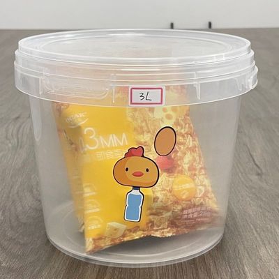 China Plastic Bucket Factory Supply Mini Clear Plastic Container Pail