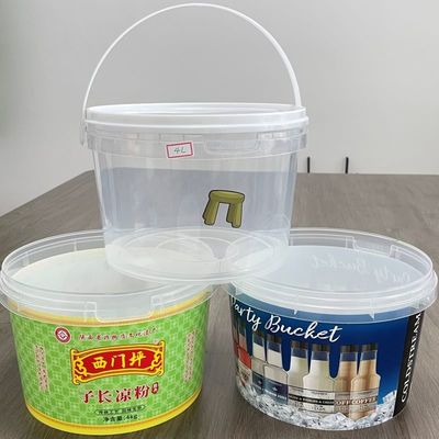 1 Gallon Pail Plastic Bucket with Cover