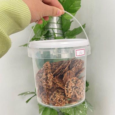 Factory Prices Plastic Bucket 1L 2L 3L 4L 5L Food Container